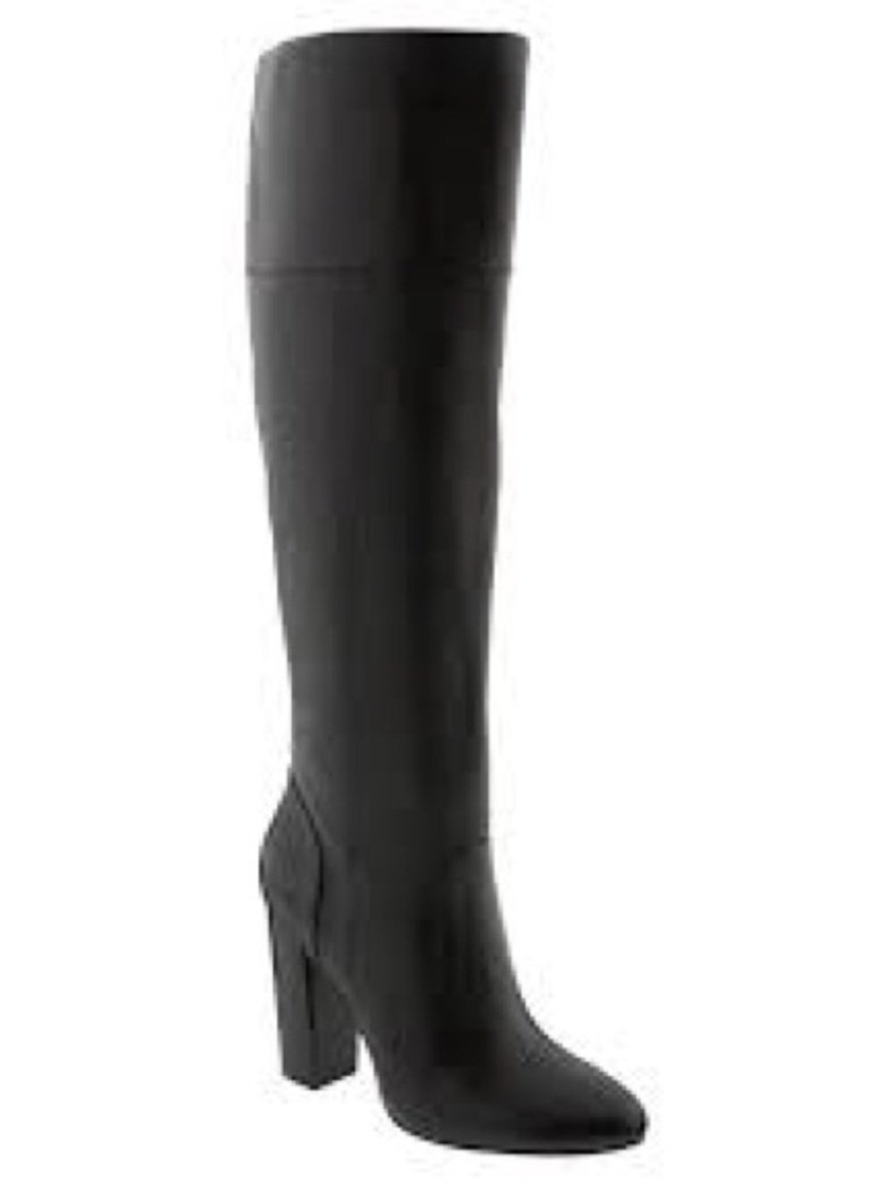 Banana Republic- Mimi Tall Black Block Heel Knee Boot
